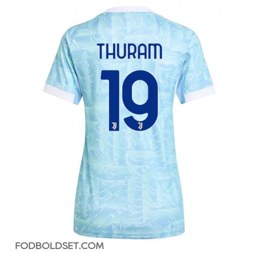 Juventus Khephren Thuram #19 Udebanetrøje Dame 2025-26 Kortærmet